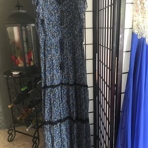Hello I am selling a blue flower dress